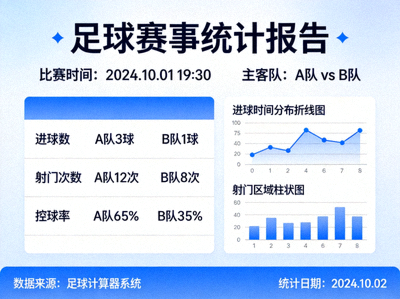 详细的足球计算器赛事统计报告文档